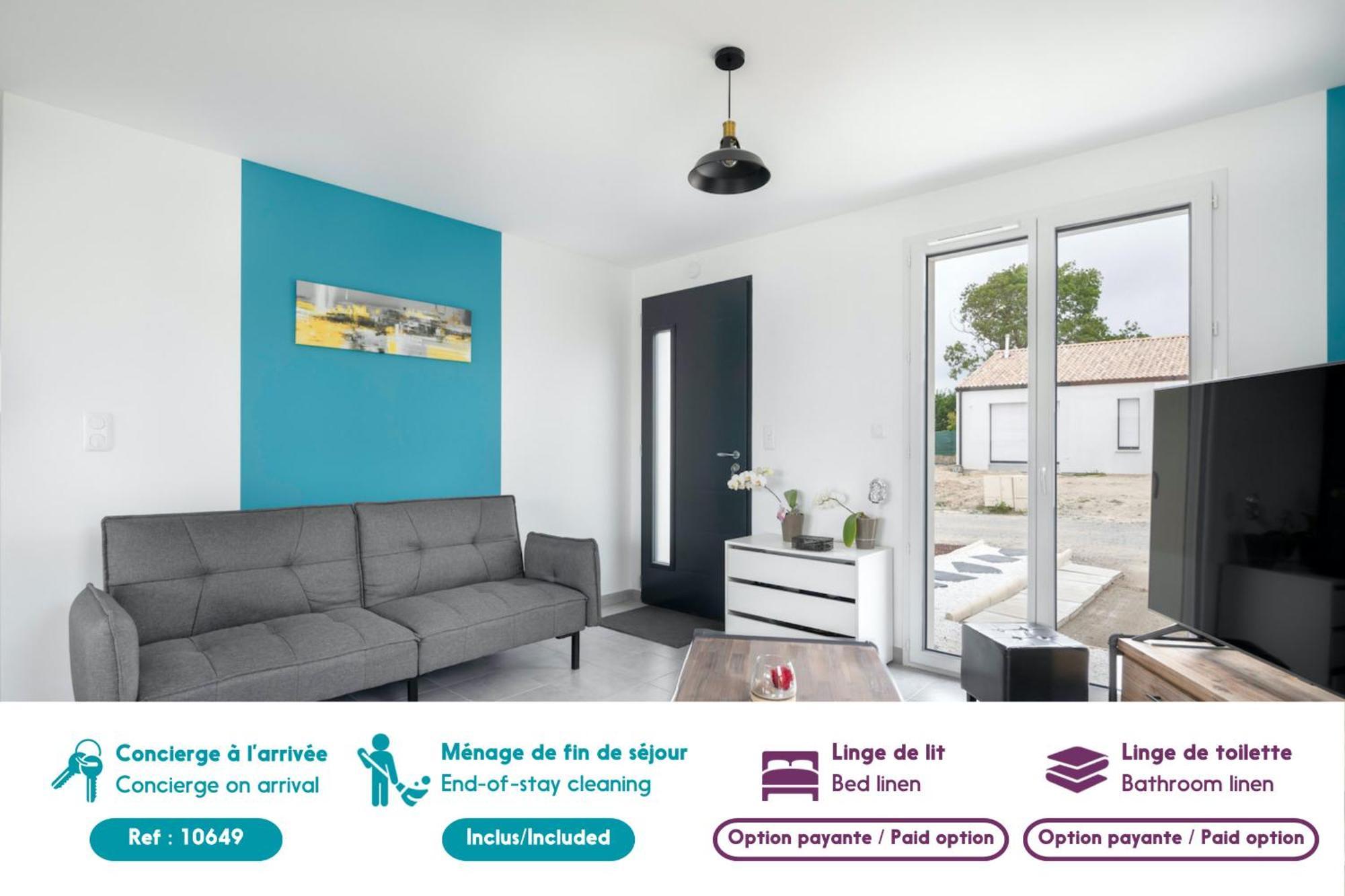 Maison Moderne Pour 7 Personnes A 생미셸셰프셰프 외부 사진